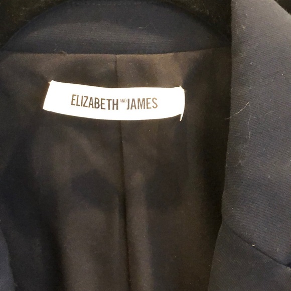 Elizabeth and James Navy Blazer Sz 2/4 - Picture 3 of 7